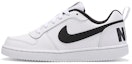 Buy (초등학생) 나이키 코트 버로우 로우 '화이트 블랙' 839985-101