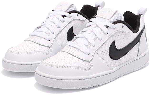 (초등학생) 나이키 코트 버로우 로우 '화이트 블랙' 839985-101 Purchase (초등학생) 나이키 코트 버로우 로우 '화이트 블랙' 839985-101