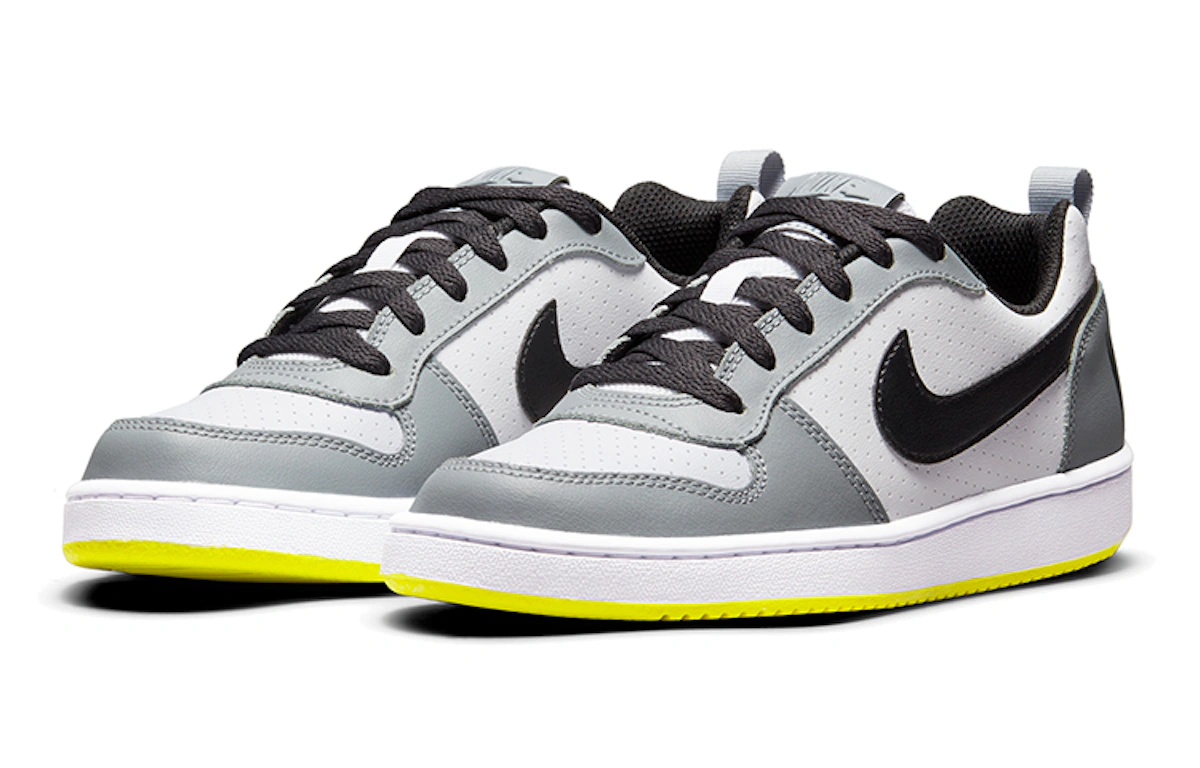 (Grade School) Nike Court Borough Low 'Wolf Grey Black' 839985-104