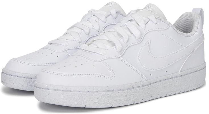 (Grade School) Nike Court Borough Low Recraft 'Triple White' DV5456-106 Lookbook (Grade School) Nike Court Borough Low Recraft 'Triple White' DV5456-106