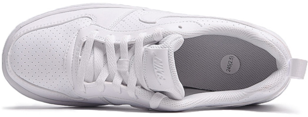(Grade School) Nike Court Borough Low SL 'Triple White' AV3171-100 Shop (Grade School) Nike Court Borough Low SL 'Triple White' AV3171-100
