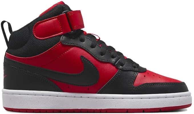(Nilai Sekolah) Nike Court Borough Mid 2 'Hitam Universiti Merah' CD7782-602 Order (Nilai Sekolah) Nike Court Borough Mid 2 'Hitam Universiti Merah' CD7782-602
