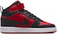 (Grade School) Nike Court Borough Mid 2 'Black University Red' CD7782-602