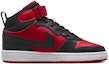 Order (Grade School) Nike Court Borough Mid 2 'Black University Red' CD7782-602