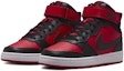 Lookbook (Grade School) Nike Court Borough Mid 2 'Black University Red' CD7782-602