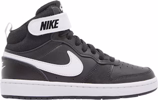 (Grade School) Nike Court Borough Mid 2 'Black White' CD7782-010 (Grade School) Nike Court Borough Mid 2 'Black White' CD7782-010