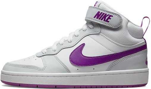 (Para Niños) Nike Court Borough Mid 2 'Puro Platino y Morado Vivo' CD7782-009 Buy (Para Niños) Nike Court Borough Mid 2 'Puro Platino y Morado Vivo' CD7782-009
