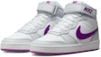 Lookbook (Kanak-Kanak) Nike Court Borough Mid 2 'Pure Platinum Vivid Purple' CD7782-009