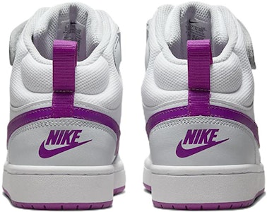 (Para Niños) Nike Court Borough Mid 2 'Puro Platino y Morado Vivo' CD7782-009 Purchase (Para Niños) Nike Court Borough Mid 2 'Puro Platino y Morado Vivo' CD7782-009