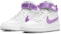 (Kanak-Kanak) Nike Court Borough Mid 2 'Putih Fuchsia Glow' CD7782-103