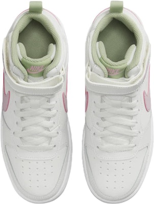 (Niños) Nike Court Borough Mid 2 'Blanco Rosa Espuma' CD7782-111 Shop (Niños) Nike Court Borough Mid 2 'Blanco Rosa Espuma' CD7782-111