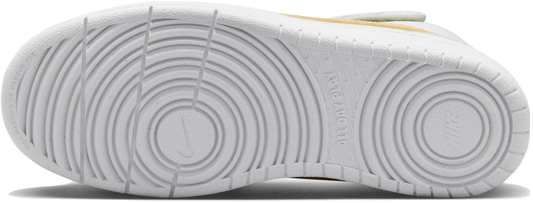 (Nilai Sekolah) Nike Court Borough Mid 2 'Putih Emas Topaz' CD7782-112 Details for (Nilai Sekolah) Nike Court Borough Mid 2 'Putih Emas Topaz' CD7782-112