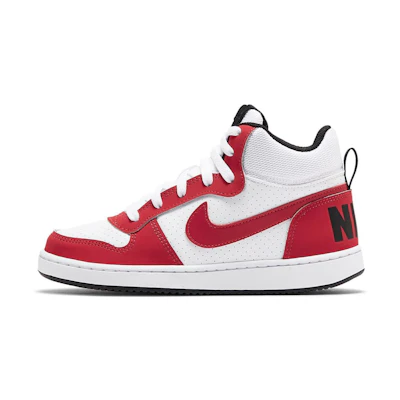 (GS) Nike Court Borough Mid 'Gym Red White'