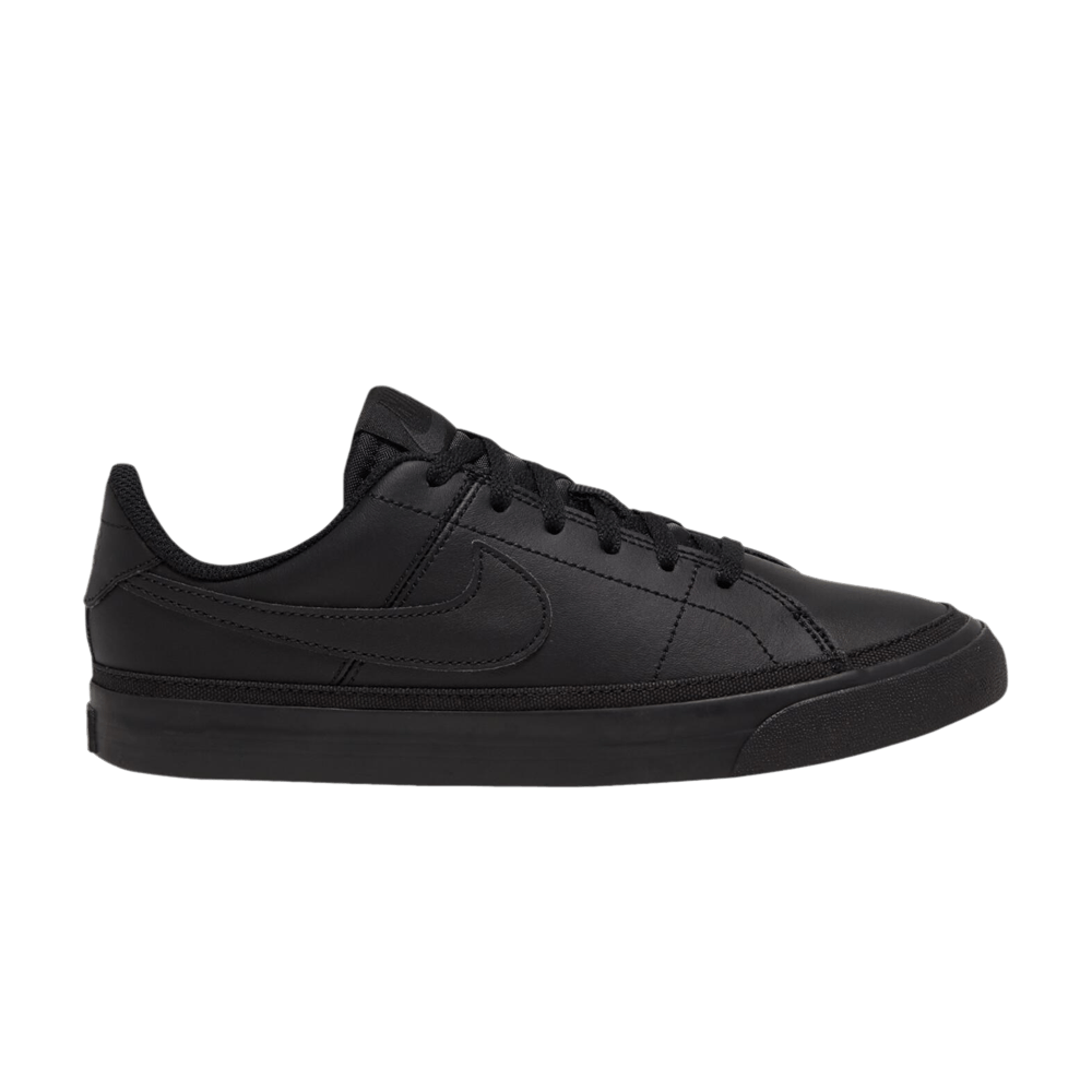 Buy (Sekolah Rendah) Nike Court Legacy 'Triple Black' DA5380-001