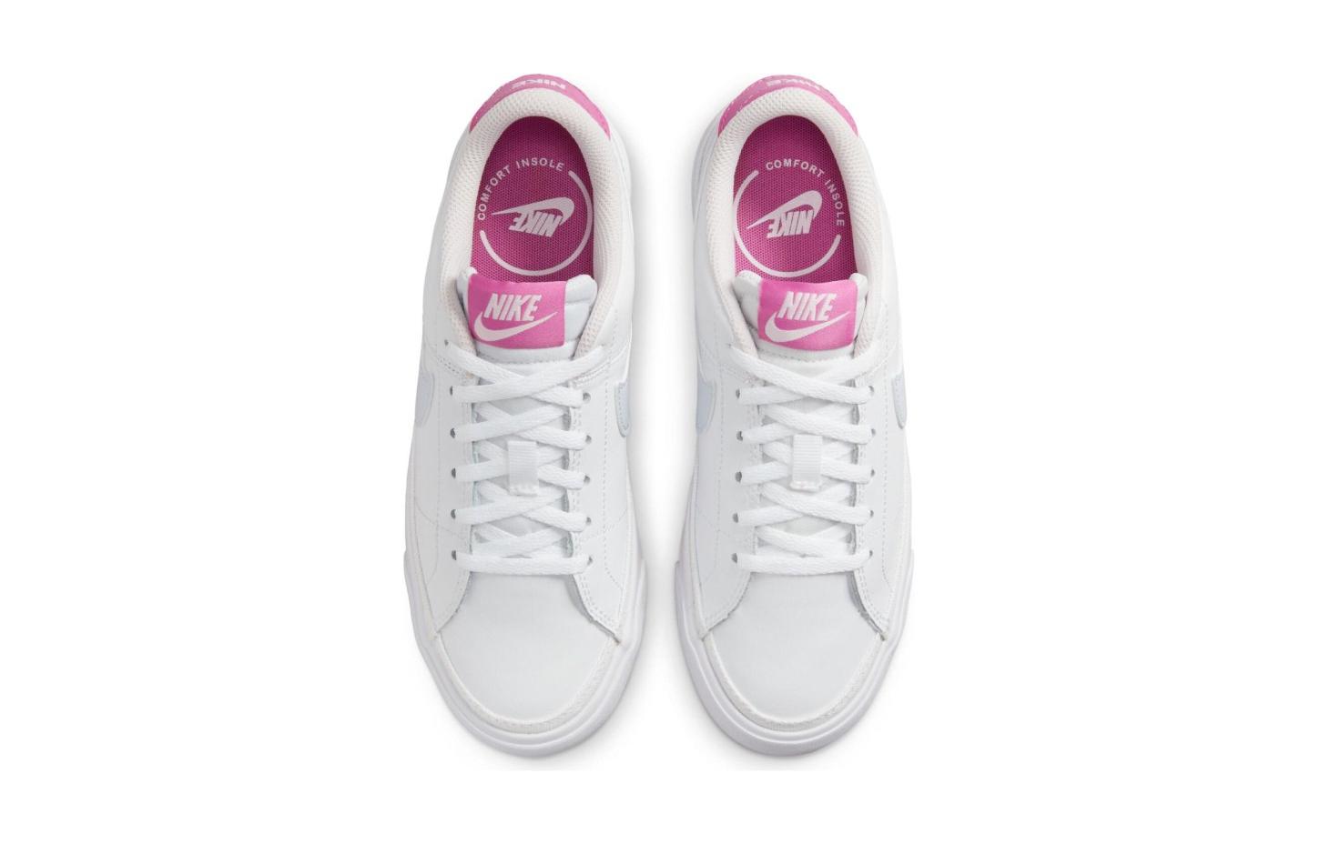 Purchase (小學) Nike Court Legacy '白色宇宙艷粉' DA5380-116