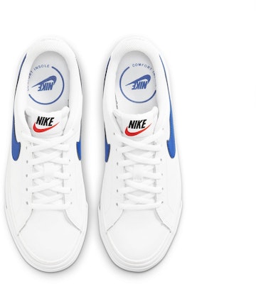 (Escolar) Nike Court Legacy 'Blanco Game Royal' DA5380-101 Shop (Escolar) Nike Court Legacy 'Blanco Game Royal' DA5380-101