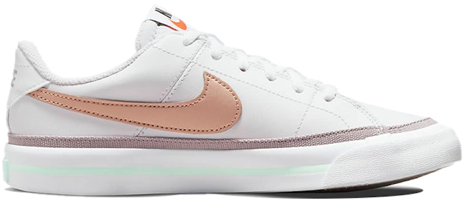 (Anak-Anak) Nike Court Legacy 'Putih Metalik Merah Perunggu' DA5380-112 Order (Anak-Anak) Nike Court Legacy 'Putih Metalik Merah Perunggu' DA5380-112