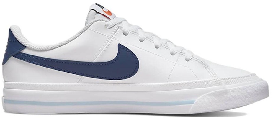 GS ナイキ コート レガシー 白/紺 (Nike Kōto Regashī Shiro/Kon) DA5380-113 Order GS ナイキ コート レガシー 白/紺 (Nike Kōto Regashī Shiro/Kon) DA5380-113
