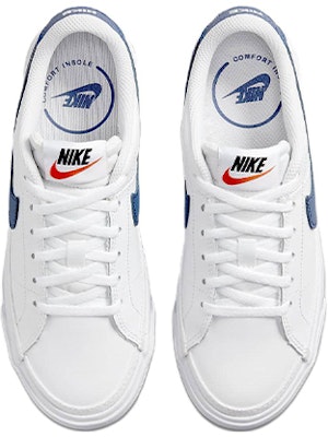 GS ナイキ コート レガシー 白/紺 (Nike Kōto Regashī Shiro/Kon) DA5380-113 Shop GS ナイキ コート レガシー 白/紺 (Nike Kōto Regashī Shiro/Kon) DA5380-113