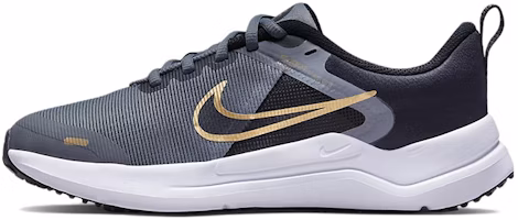 (Grade School) Nike Downshifter 12 'Cool Grey Metallic Gold' DM4194-005 (Grade School) Nike Downshifter 12 'Cool Grey Metallic Gold' DM4194-005