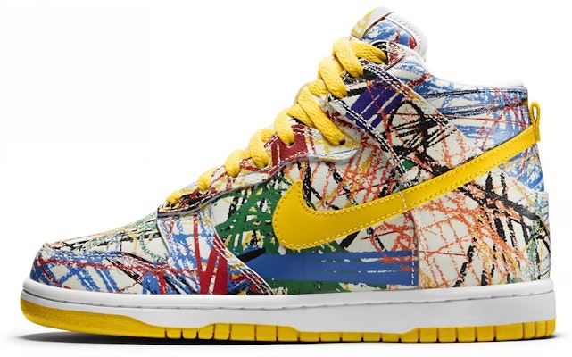 (Grade School) Nike Dunk Hi Premium QS 'Scribble' 728443-100 Buy (Grade School) Nike Dunk Hi Premium QS 'Scribble' 728443-100