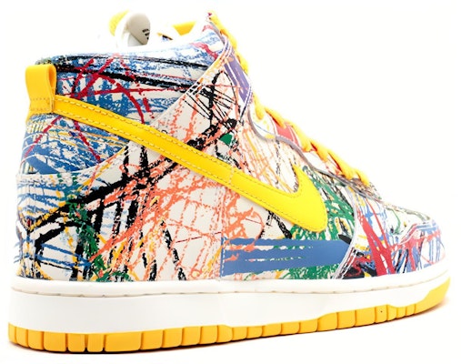 GS ナイキ ダンク HIGH プレミアム QS "落書き" 728443-100 Lookbook GS ナイキ ダンク HIGH プレミアム QS "落書き" 728443-100