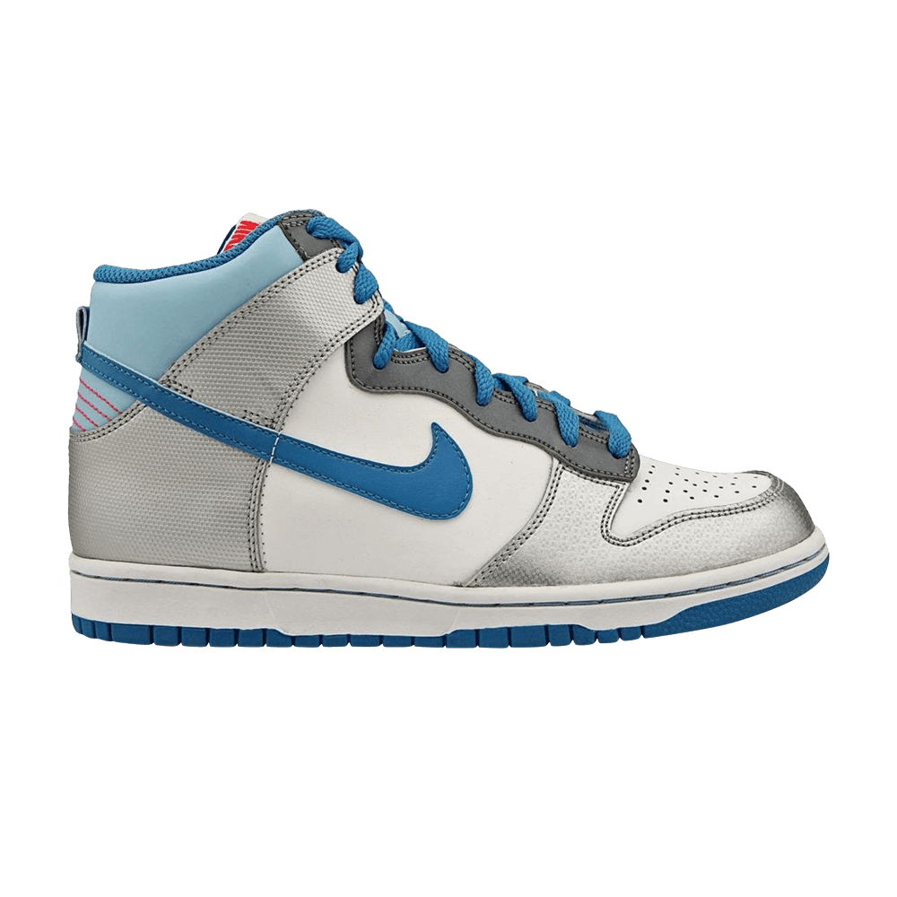 (GS) Nike Dunk High 'Blue Chill Metallic Silver'