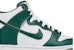 (Sekolah Rendah) Nike Dunk High 'Hijau/Emas' DV7072-300