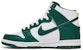(Sekolah Rendah) Nike Dunk High 'Hijau/Emas' DV7072-300