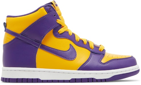 (초등학생) 나이키 덩크 하이 '레이커스' DZ4454-500 Buy (초등학생) 나이키 덩크 하이 '레이커스' DZ4454-500