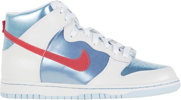 (Grade School) Nike Dunk High 'Soft Blue Vivid Pink' 316604-461