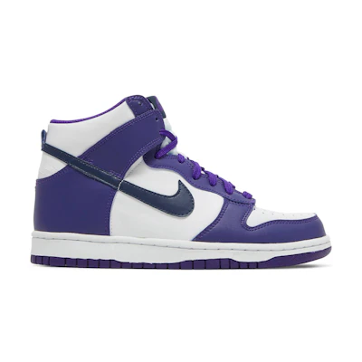 (GS) Nike Dunk High 'White Midnight Navy'