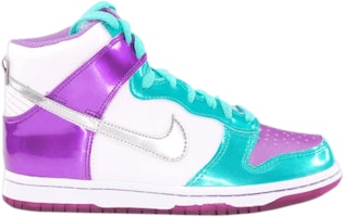 (Grade School) Nike Dunk High 'White Purple Cool Mint' 308319-101 (Grade School) Nike Dunk High 'White Purple Cool Mint' 308319-101