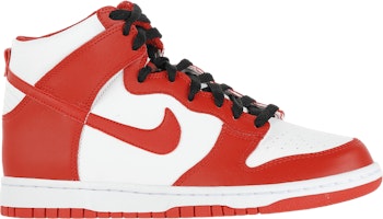 (Grade School) Nike Dunk High 'White Varsity Red' 308319-661