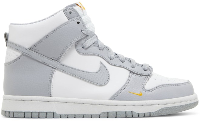 (Grade School) Nike Dunk High Next Nature 'Wolf Grey Marigold' FD9773-001 Buy (Grade School) Nike Dunk High Next Nature 'Wolf Grey Marigold' FD9773-001