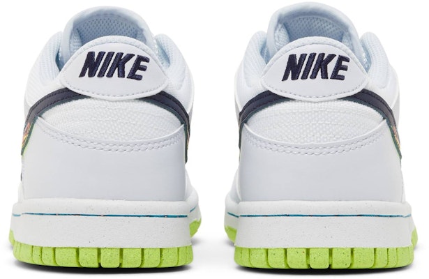 (Grade School) Nike Dunk Low '3D Swoosh' DV3478-100 Details for (Grade School) Nike Dunk Low '3D Swoosh' DV3478-100