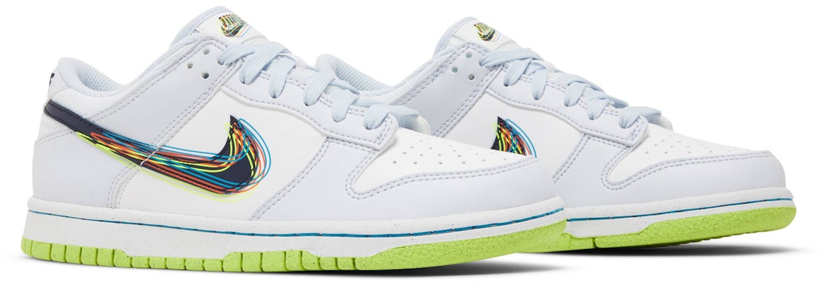 (Grade School) Nike Dunk Low '3D Swoosh' DV3478-100 Cheap (Grade School) Nike Dunk Low '3D Swoosh' DV3478-100