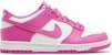 (Kanak-Kanak) Nike Dunk Low 'Active Fuchsia' FJ0704-100