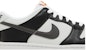 (Nilai Sekolah) Nike Dunk Low 'Black Bright Mandarin' FN7784-001