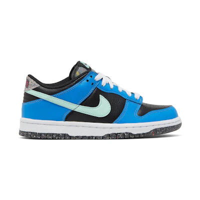 (GS) Nike Dunk Low 'Black Light Photo Blue Mint Foam'