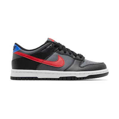 (GS) Nike Dunk Low 'Black Red Blue'