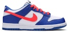 Buy (Sekolah Rendah) Nike Dunk Low 'Game Royal Crimson' CW1590-104