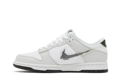 (Grade School) Nike Dunk Low 'Glitch Swoosh' DV3033-001