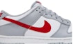 Order (Kanak-kanak) Nike Dunk Low 'Kelabu Merah' DV7149-001
