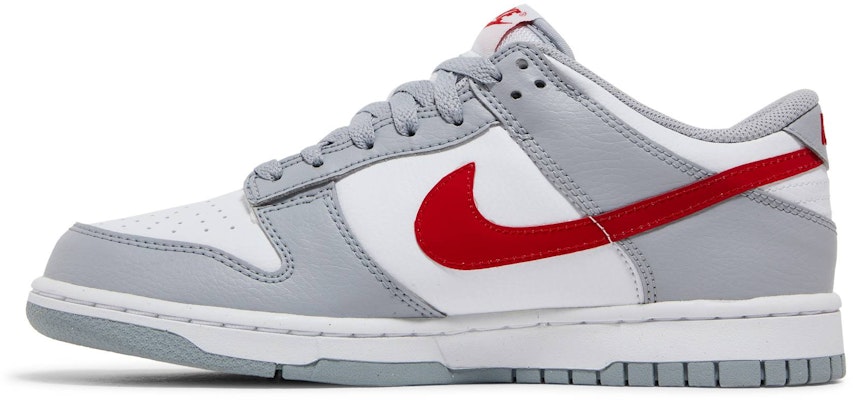 (Grade School) Nike Dunk Low 'Grey Red' DV7149-001 Lookbook (Grade School) Nike Dunk Low 'Grey Red' DV7149-001
