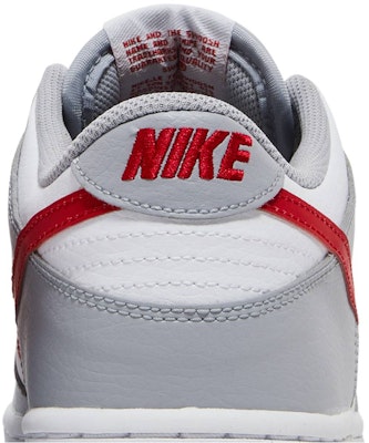 (Grade School) Nike Dunk Low 'Grey Red' DV7149-001 Sizing (Grade School) Nike Dunk Low 'Grey Red' DV7149-001