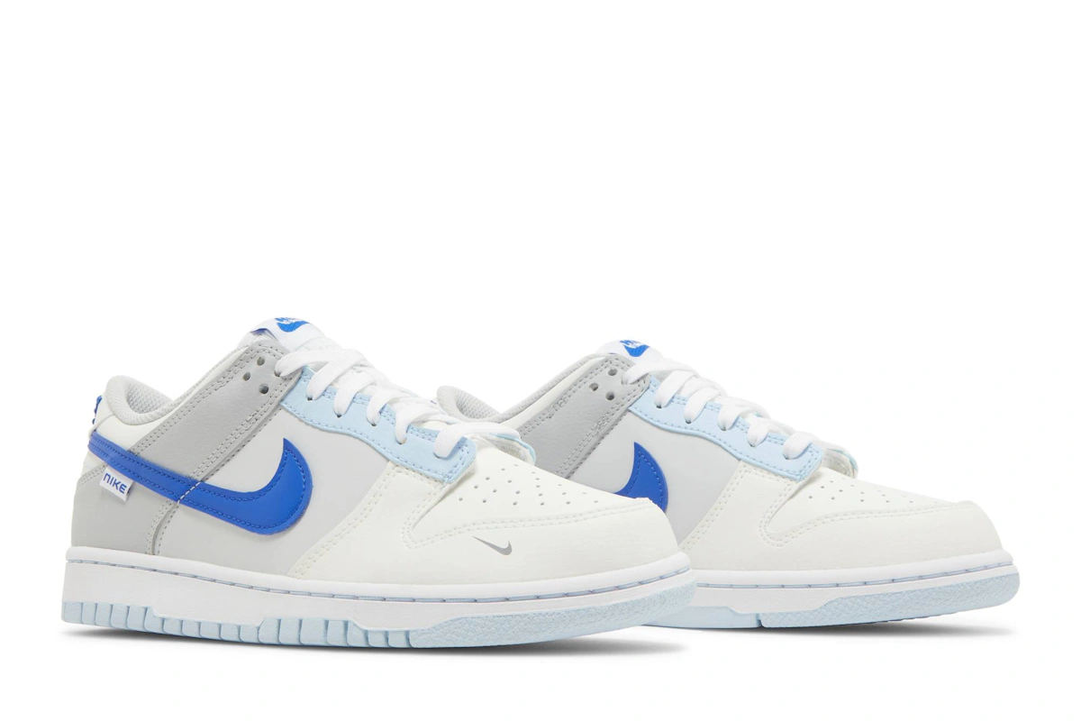 (Grade School) Nike Dunk Low 'Ivory Hyper Royal' FB1843-141