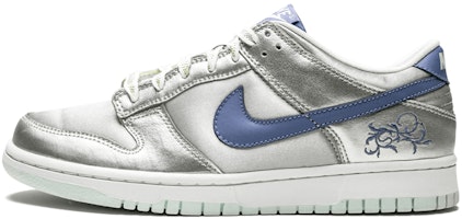 (Grade School) Nike Dunk Low 'Metallic Silver Floral' 309601-042 (Grade School) Nike Dunk Low 'Metallic Silver Floral' 309601-042