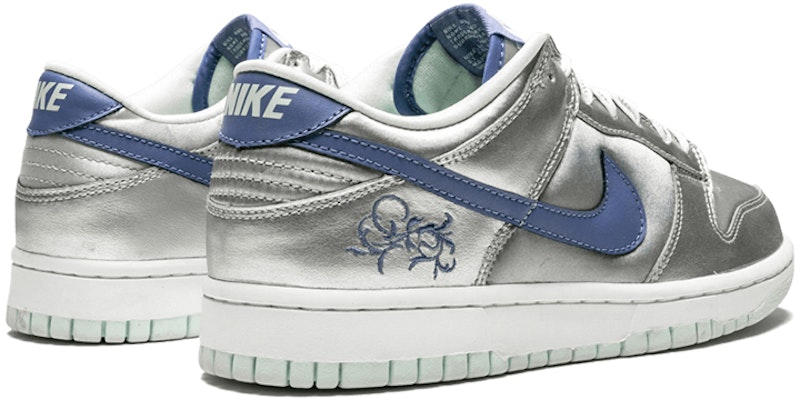 (Grade School) Nike Dunk Low 'Metallic Silver Floral' 309601-042 Shop (Grade School) Nike Dunk Low 'Metallic Silver Floral' 309601-042