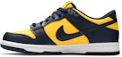 Lookbook (Nilai Sekolah) Nike Dunk Low 'Michigan' 2021 Kanak-Kanak CW1590-700